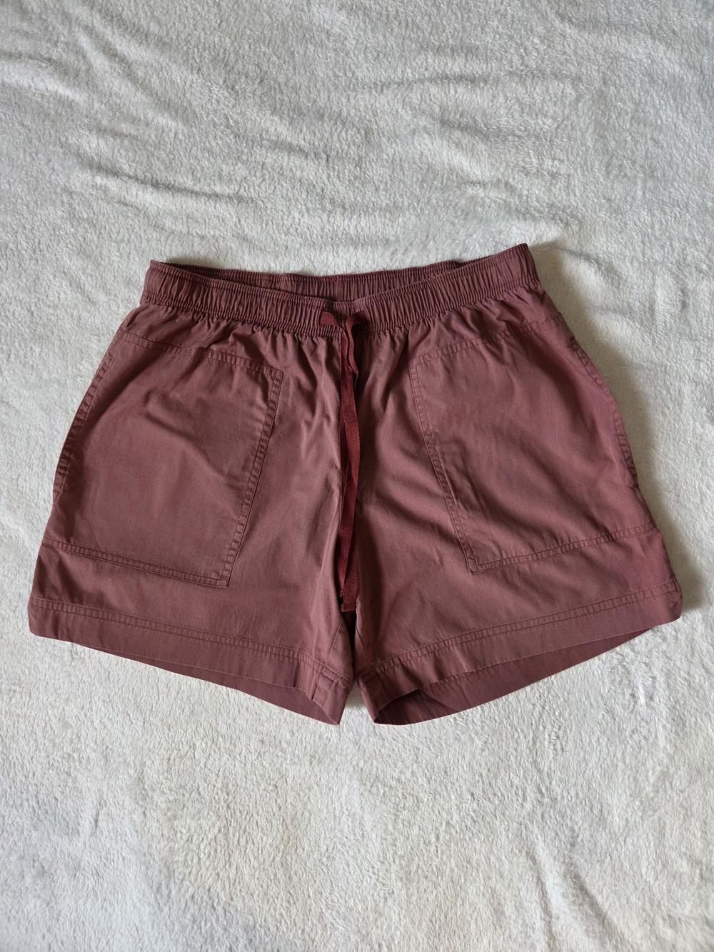 Kavu Tepic Utility Trail Shorts Women XS Sepia Rust Brown Quick Dry Hiking 5"